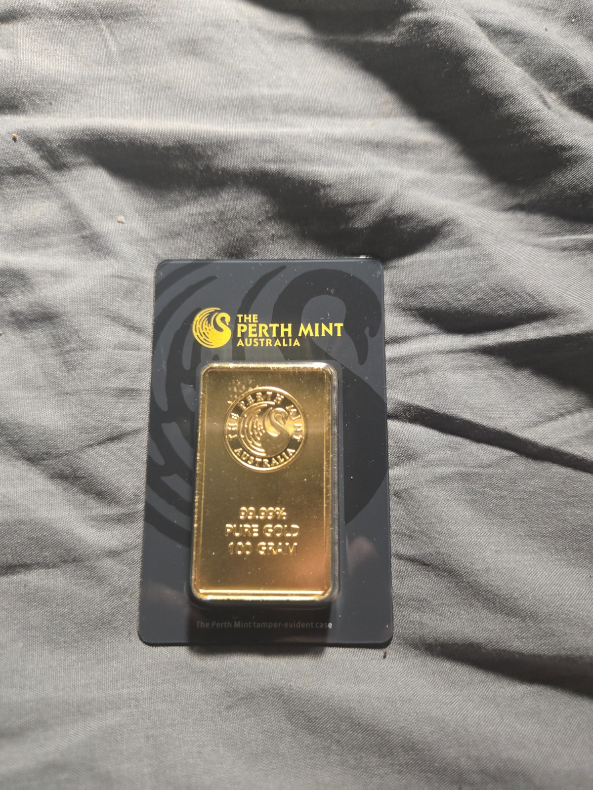 100 gram Gold Bar – The Perth Mint – 99.99 Fine in Sealed Assay