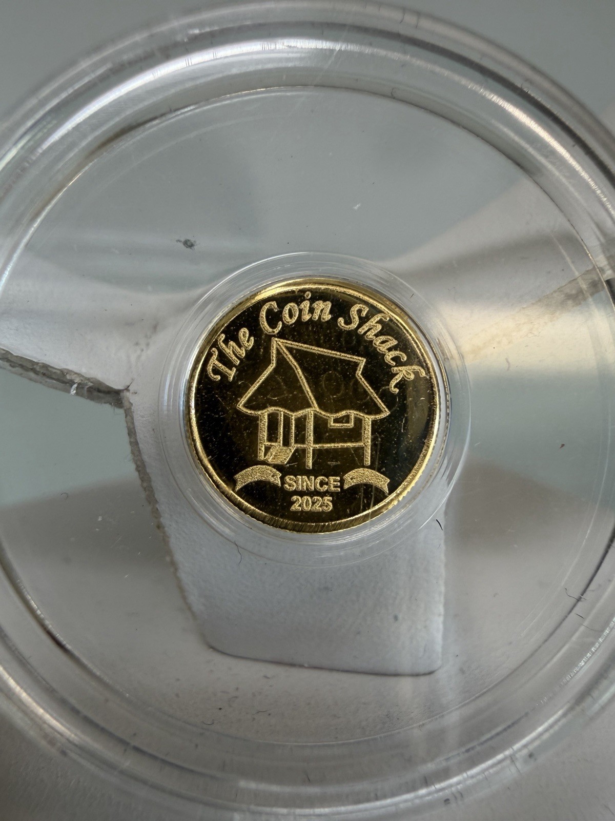 The Coin Shack 1/200th oz .9999 Fine Gold Round In Plastic Capsule🔥🔥