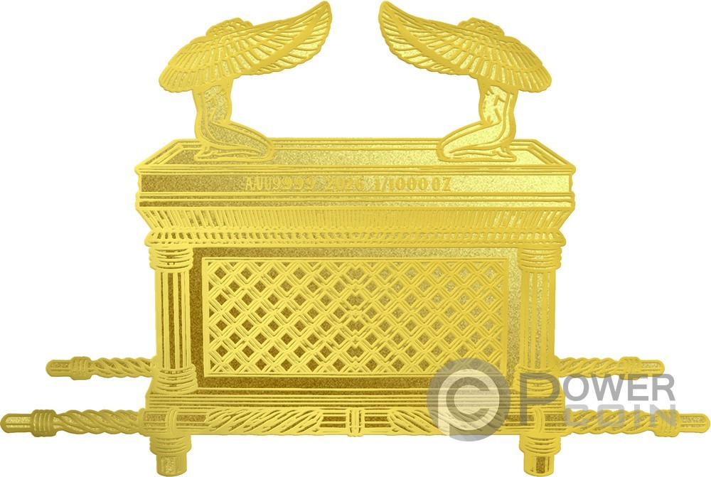 ARK OF COVENANT Shaped 1/1000 Oz Gold Medal 2026