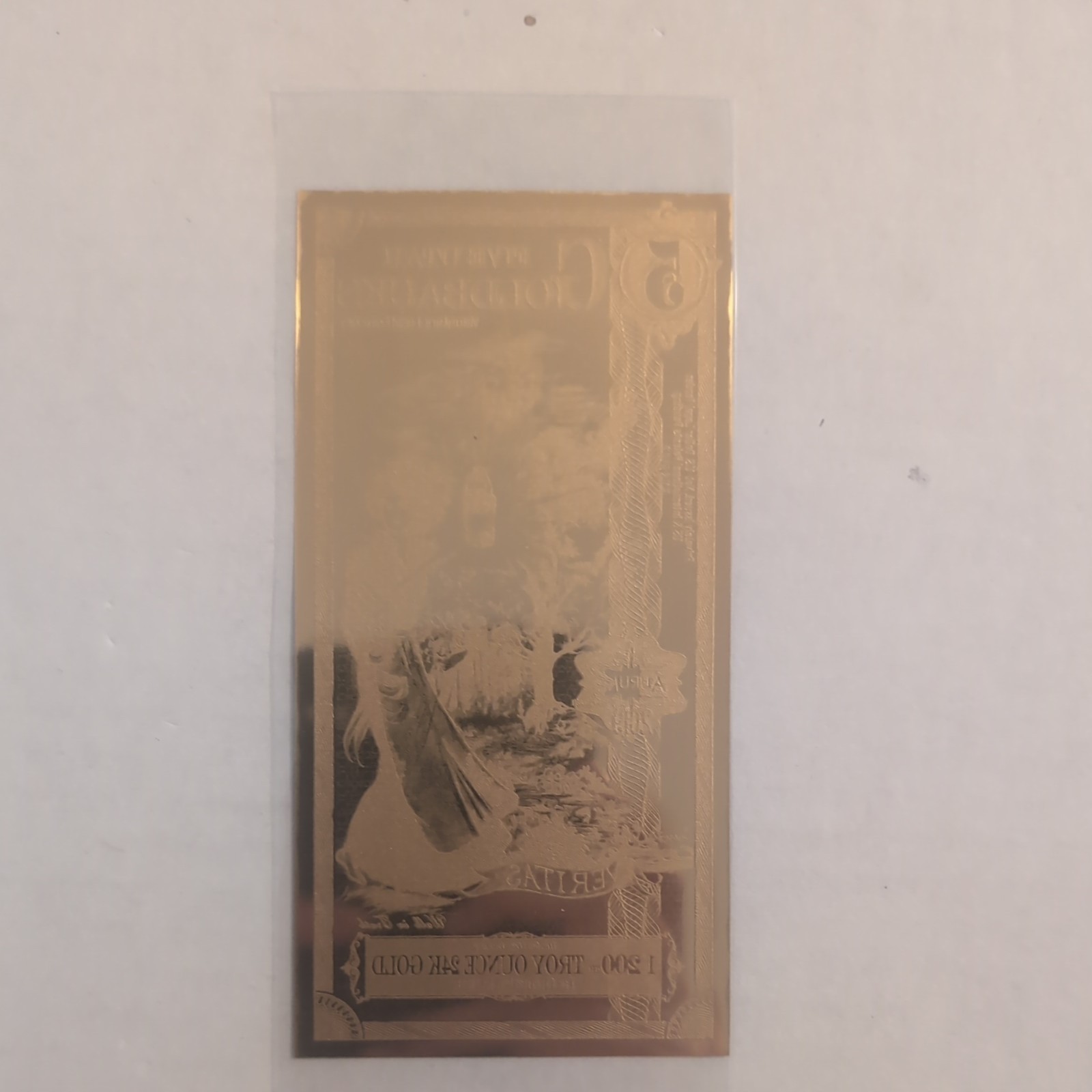 2019 Utah Goldback Set of 1–50 Gold Notes .999 first year of issue by Aurum