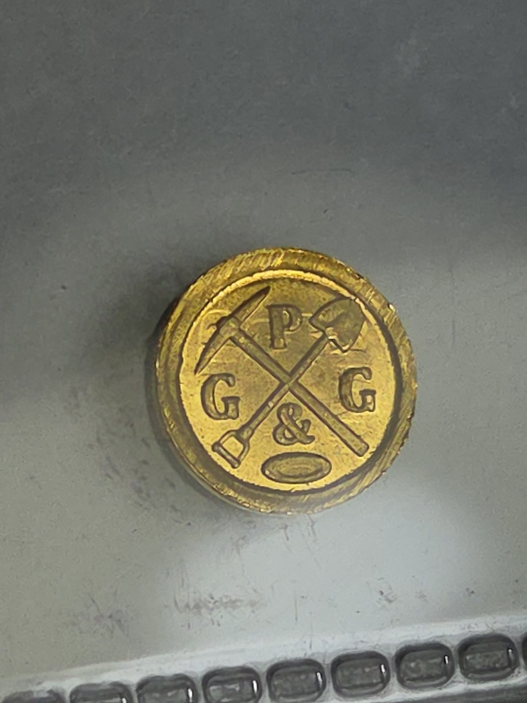 (2) 0.5 Gram PG & G 1/2 Gram .9999 Pure Gold Mini Rounds #652