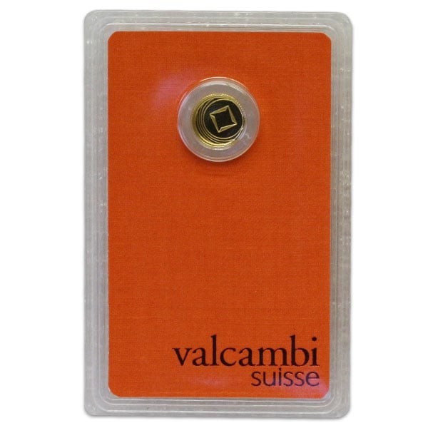 Valcambi Suisse 1 Gram Gold Round – In Assay