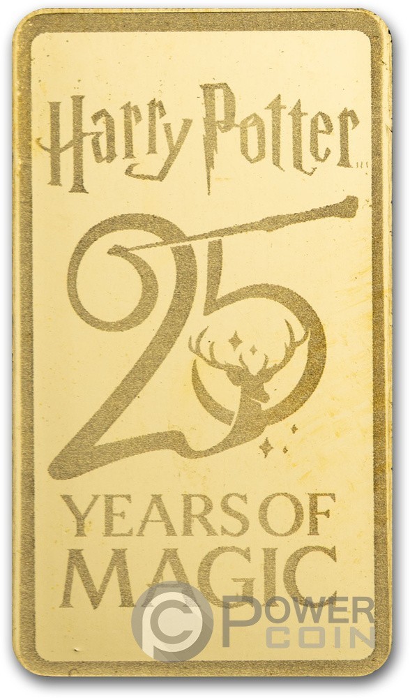 Harry Potter 25th Anniversary 0.5g Gold Bar