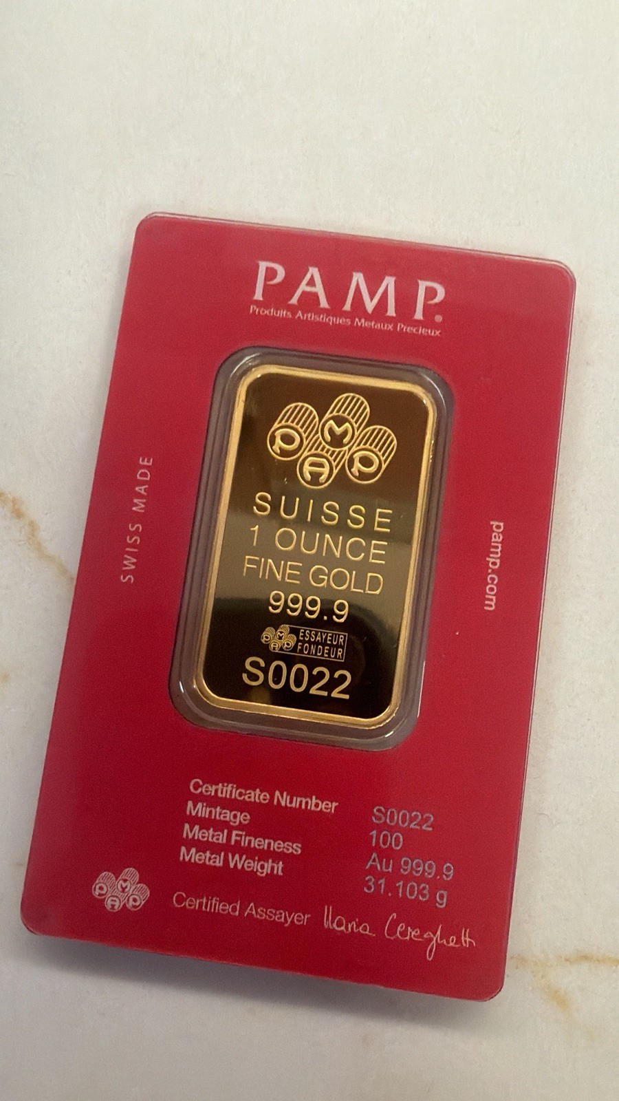 2026 Supreme Pamp 1oz Gold Bar Limited Mintage /100 Ounce Ready To Ship