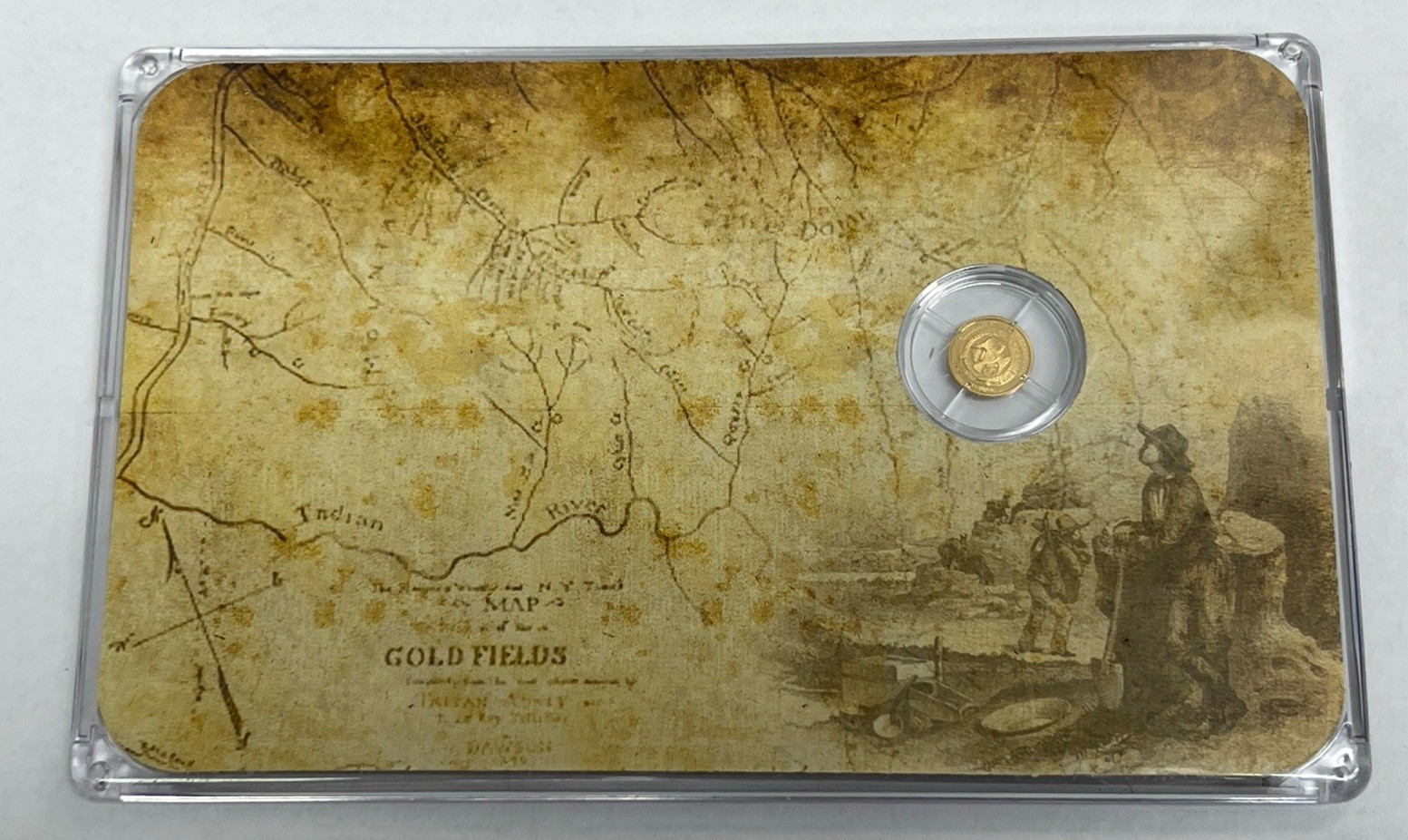 Gold .5g Each 14k American Mint {U.S. HISTORY OF GOLD} Set Of 4