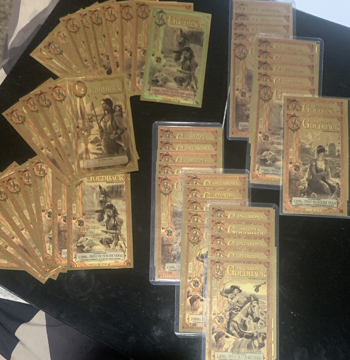 Goldback 2024 24K Gold Foil Notes Mixed Lot