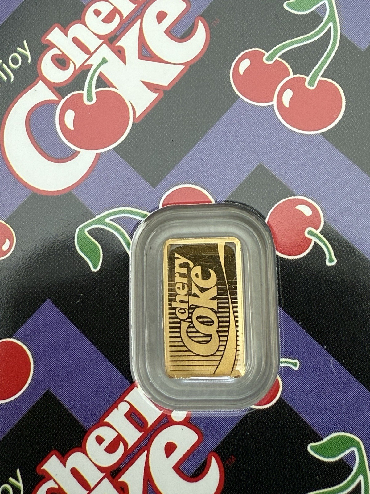 *RARE* 2 gram Gold Bar Coca-Cola® Cherry Coke Pamp MKS USA Minted 440 Mintage