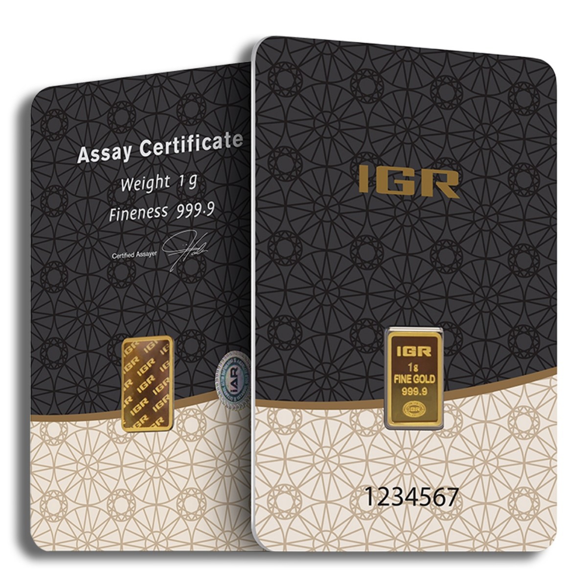 IGR 1 Gram Gold Bar – In Assay Card / Sealed