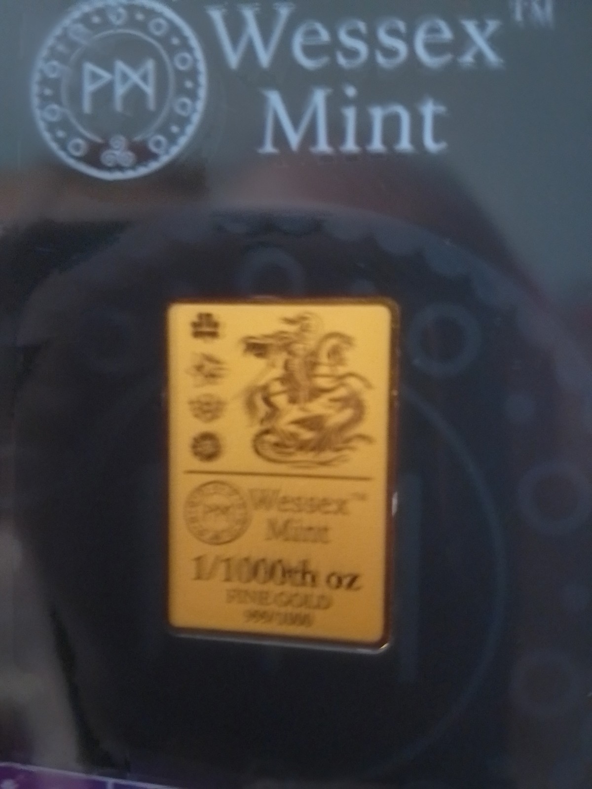6 WESSEX MINT 24 CT GOLD SMALL BULLION BARRS