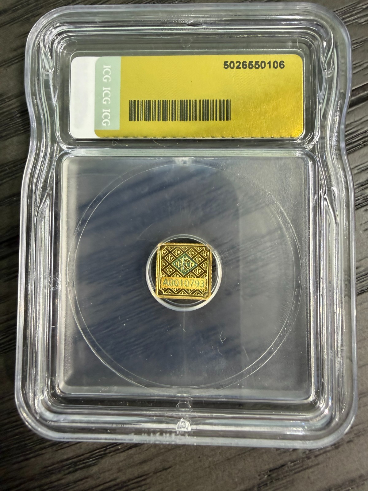 Geiger Edelmetalle 1 Gram .9999 Fine Gold MS70 PL Bar
