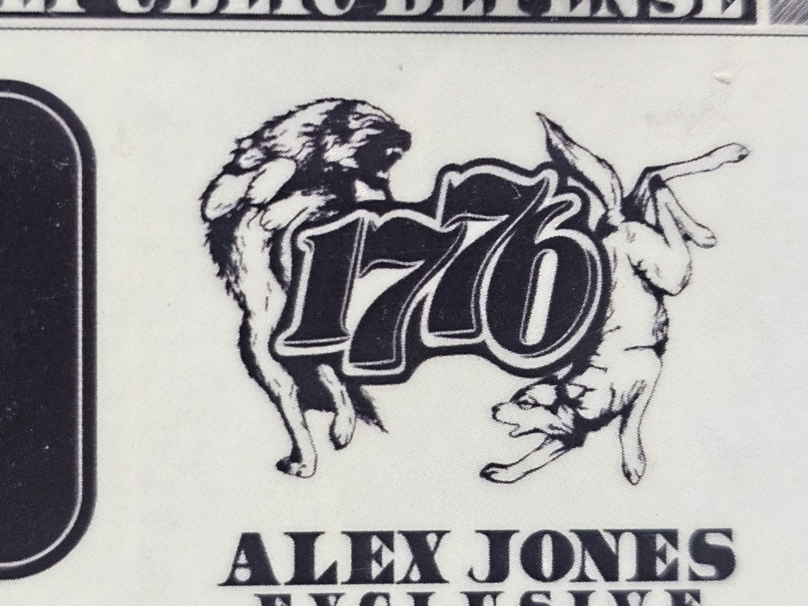 1/10 gram .999 Fine Gold Alex Jones “Infowars Republic Defense” 1776 card