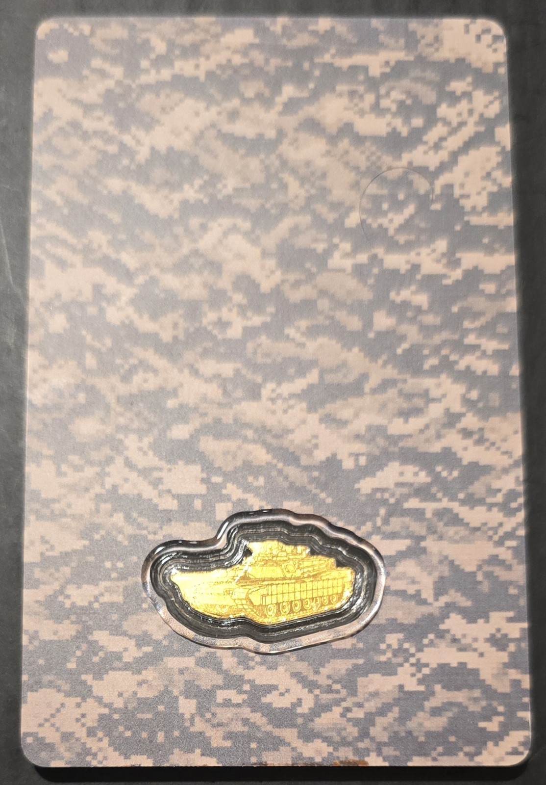 🦅 1/1000 oz .999 Gold 2026 USA Eagle Army Card Fractional Gold Bar Bullion