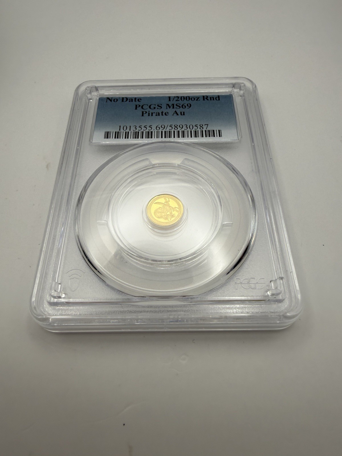 1/200 Oz Gold Round MS69 Pirate Au Limited Edition of 5,000 PCGS