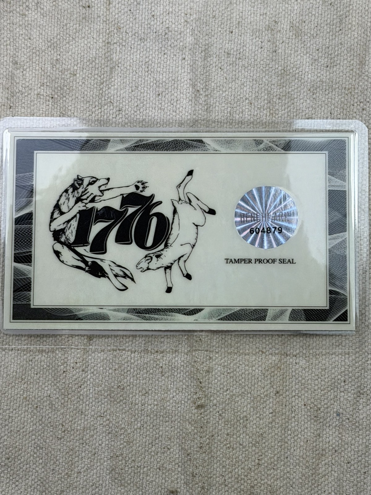 1/10 gram .999 Fine Gold Alex Jones “Infowars Republic Defense” 1776 card