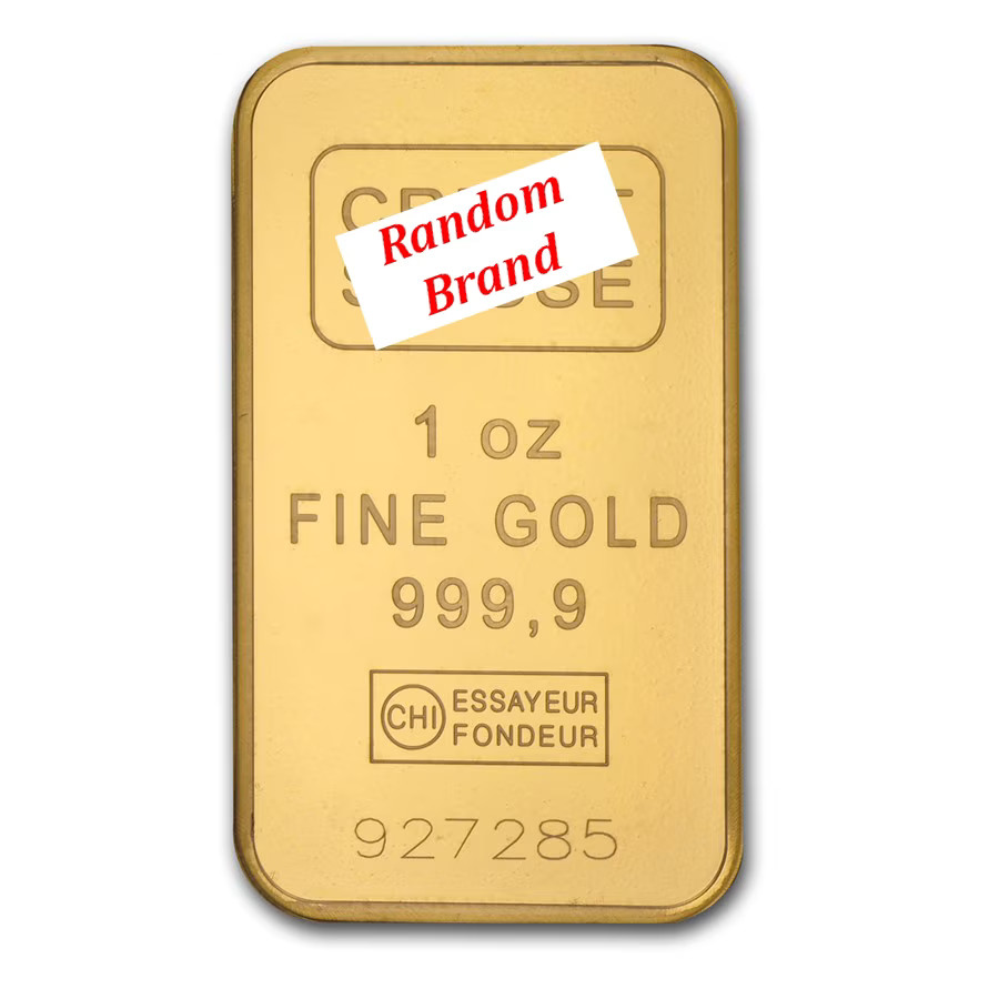 Gold 1 oz Bar LBMA Eligible Assorted Brand