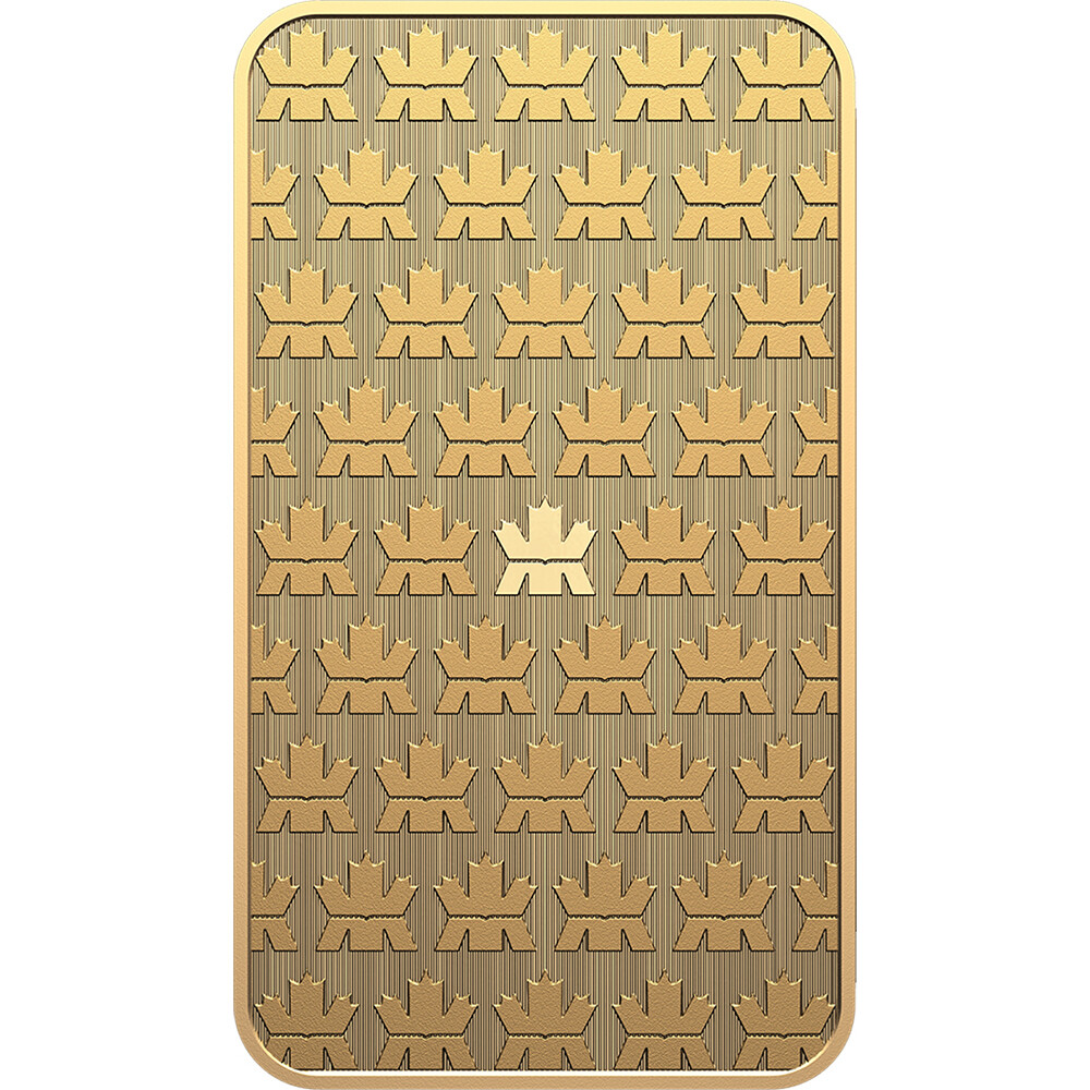 10 gram Gold Bar – Royal Canadian Mint (RCM) – .9999 Fine in Assay