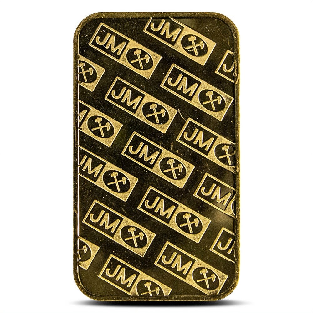 1 oz Johnson Matthey Gold Bar (Varied Design, Varied Condition)