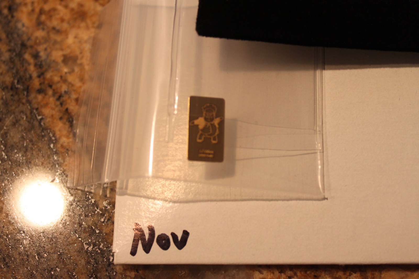 The CHIVE NOVEMBER GOLDEN FARLEY GAME PIECE | 1/100th Oz Gold Bar | SOLD OUT
