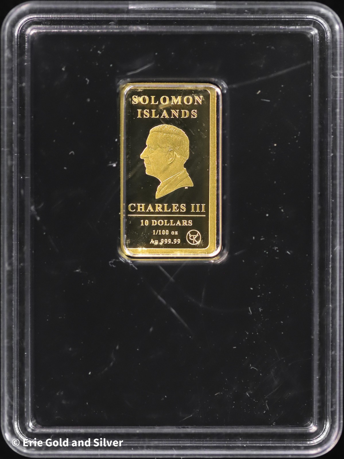 Solomon Islands Sower Proof 1/100th oz Gold Bar