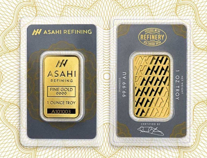 Asahi Refining 1 oz Gold Bar -In Assay