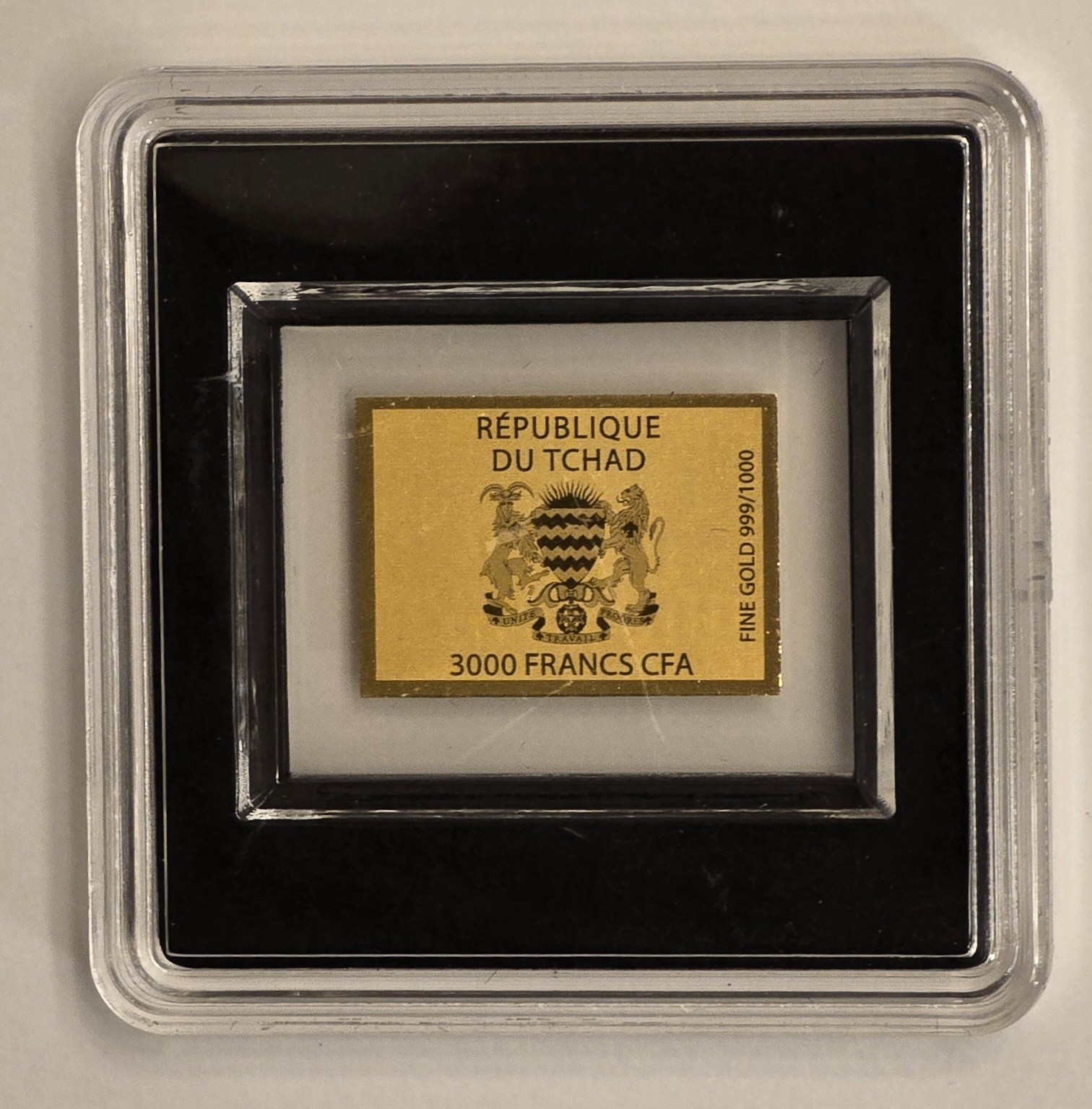 2025 FINE GOLD 1/1000oz HAPPY BIRTHDAY FROM THE REPUBLIC OF CHAD