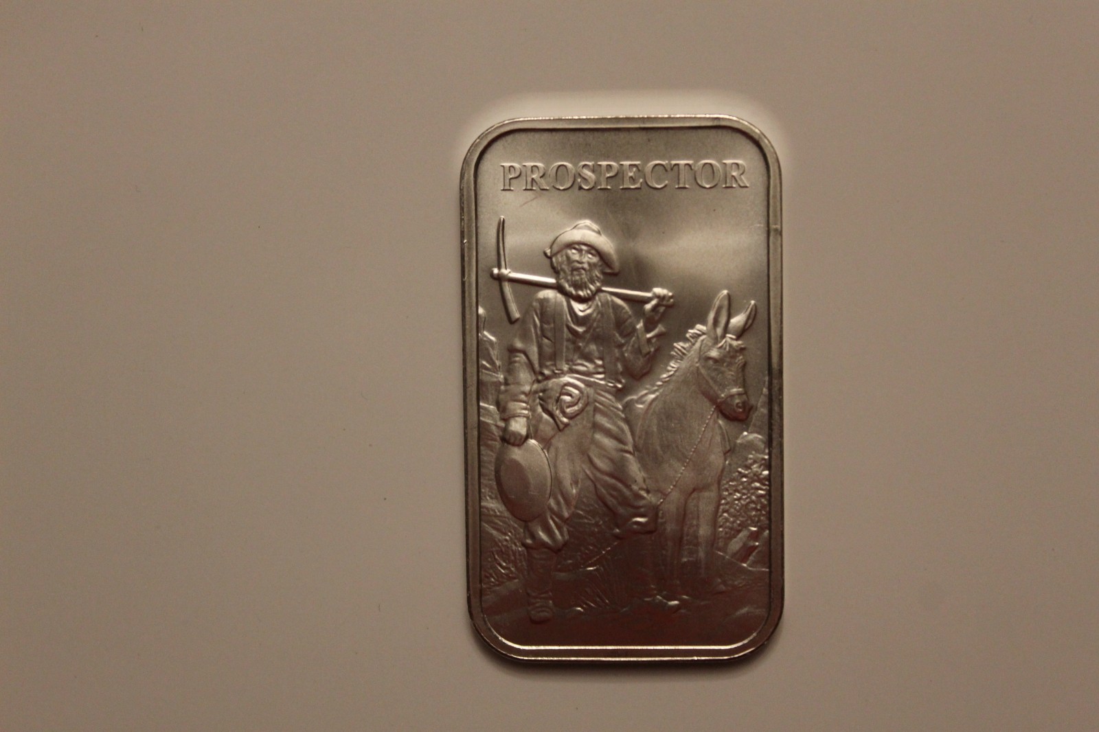 1 OUNCE .999 SILVER BAR PROSPECTOR BAR