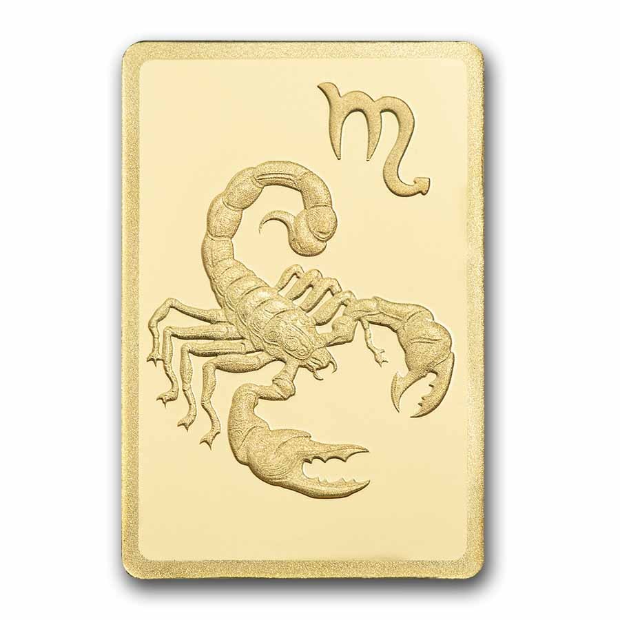 1/2 gram Gold Bar – PAMP Suisse Zodiacs: Scorpio