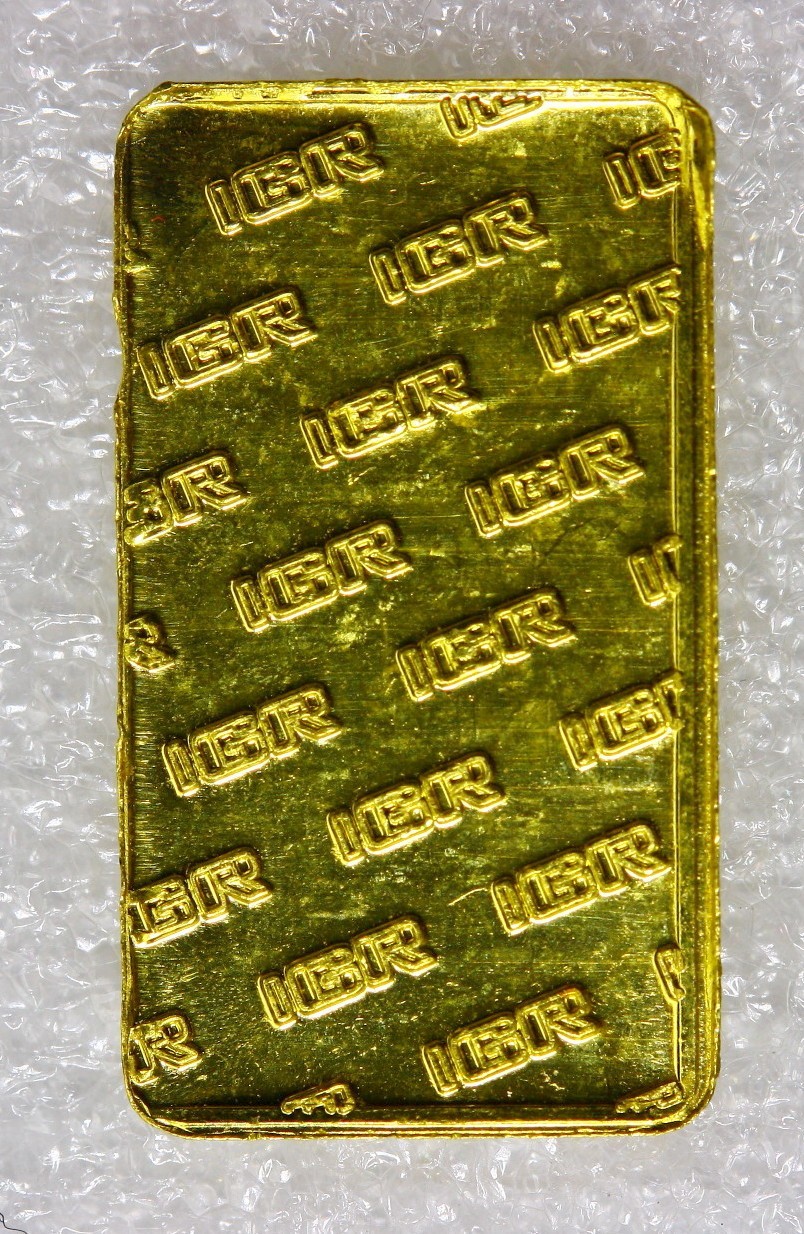 IGR Istanbul Gold Refinery 1/2 Gram .999 Fine Pure Gold Bar