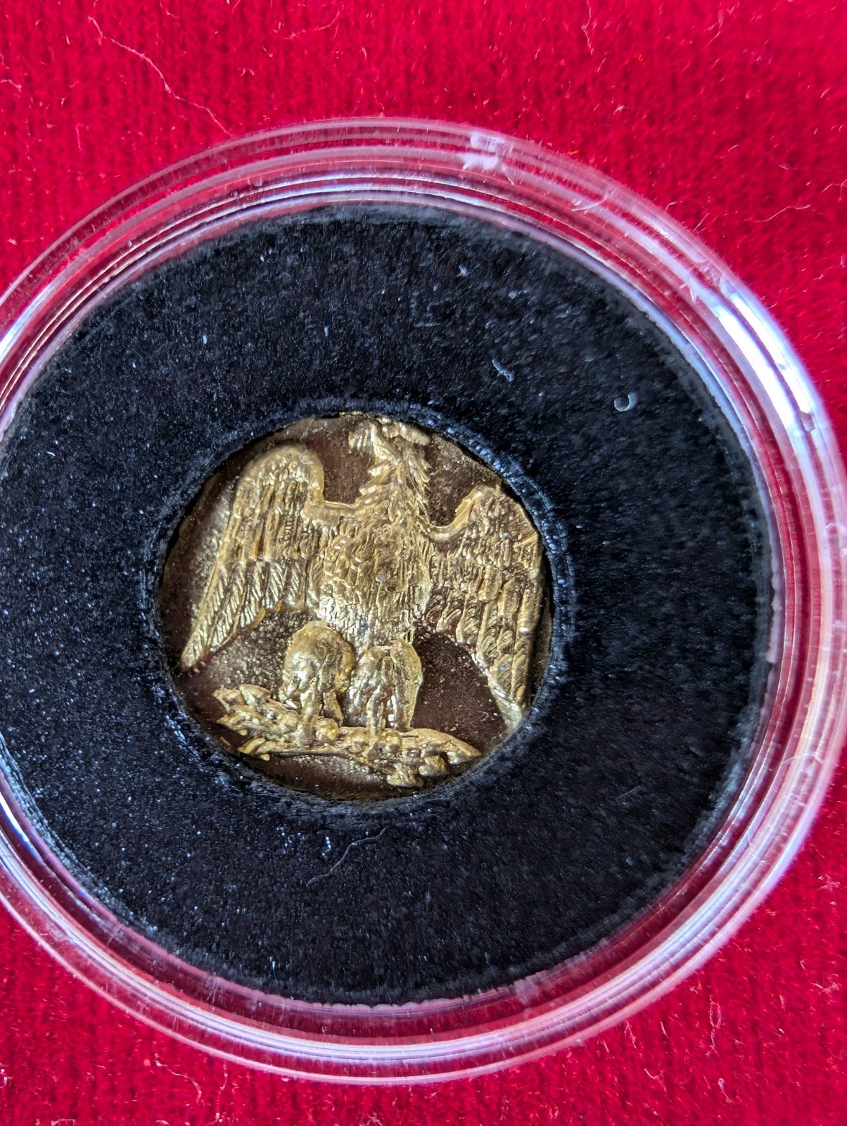 Mutiny Eagle 1/10 Oz .999 Fine Gold Poured Round By Mutiny Metals