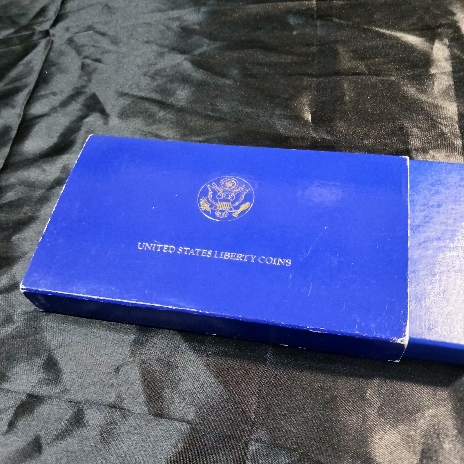 1886-1986 U.S. Liberty 3-Coin Proof Set $5 Gold $1 Silver Half Dollar Box w/COA