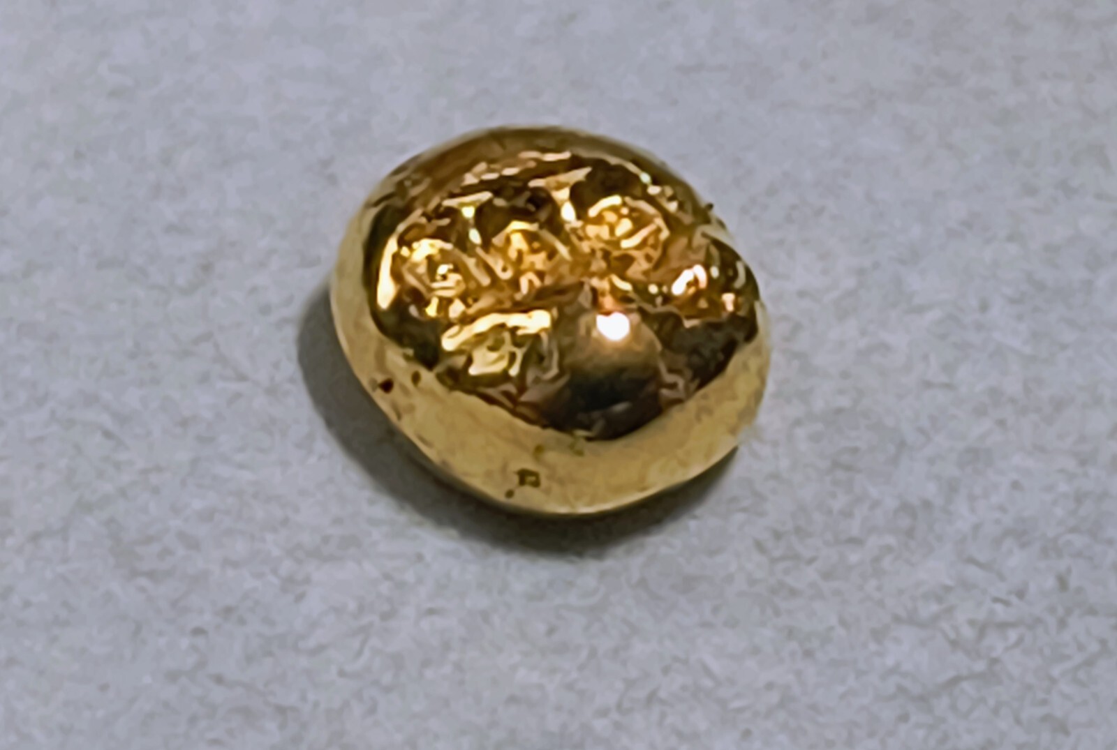 1/2 Half 0.5 Gram Gold Nugget 999.9 UK Made Fine Bullion Pure 24ct Gold Bar AU