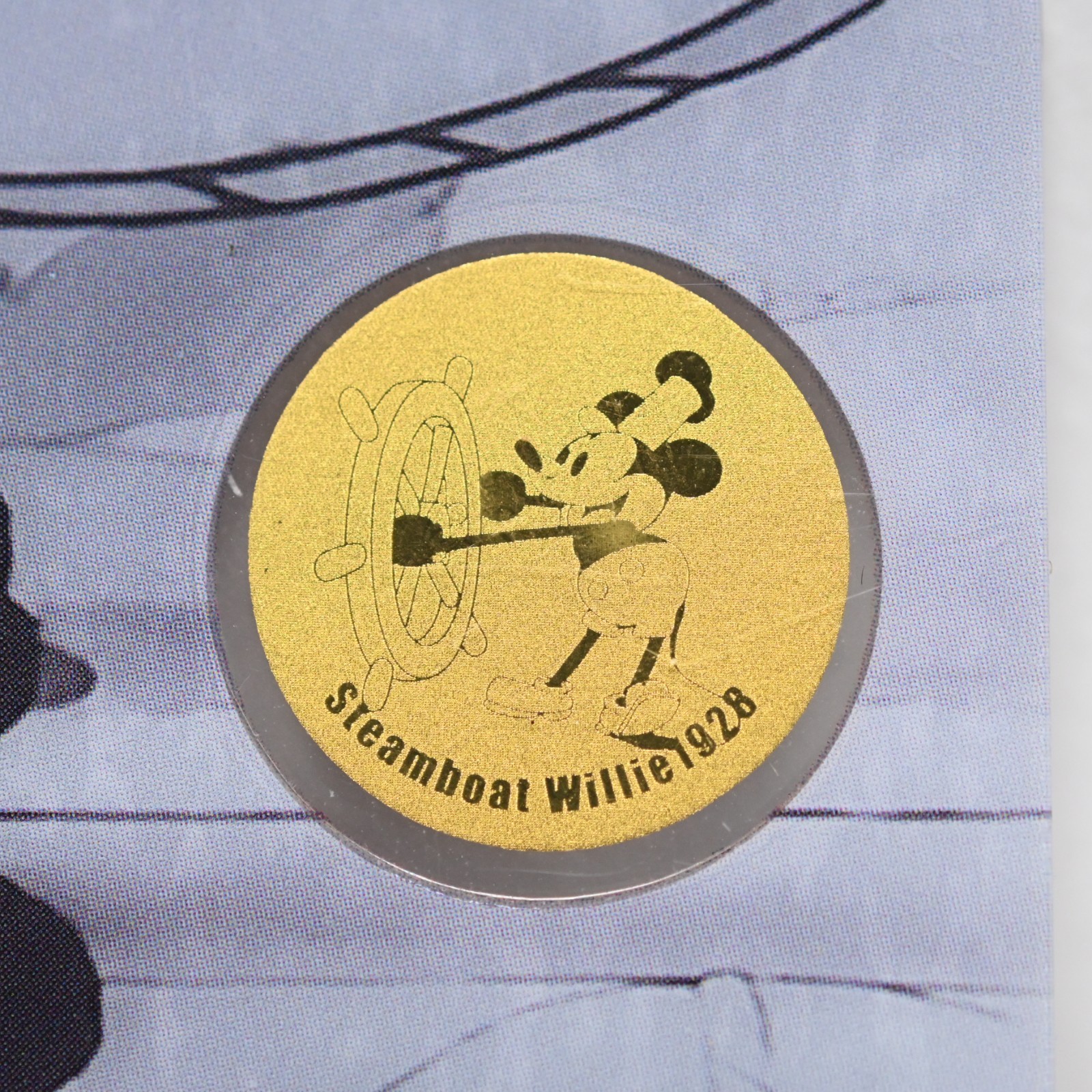 2026 Steamboat Willie 1928 Mickey Mouse 1/2000-oz .9999 Gold in Card Cert #1062