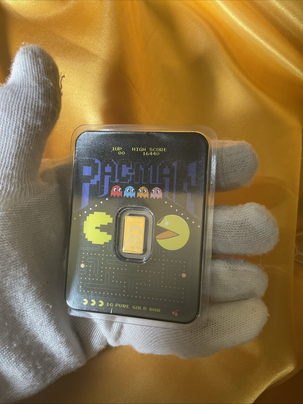 2025 PACMAN 45th ANNIVERSARY 1gr .9999 GOLD BAR IN TEP #2270 limited mintage