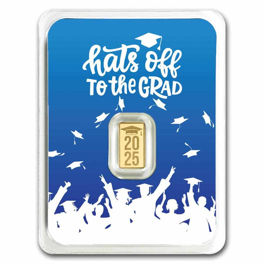 1/2 gram Gold Bar – 2025 Graduation (Cap Toss In TEP)