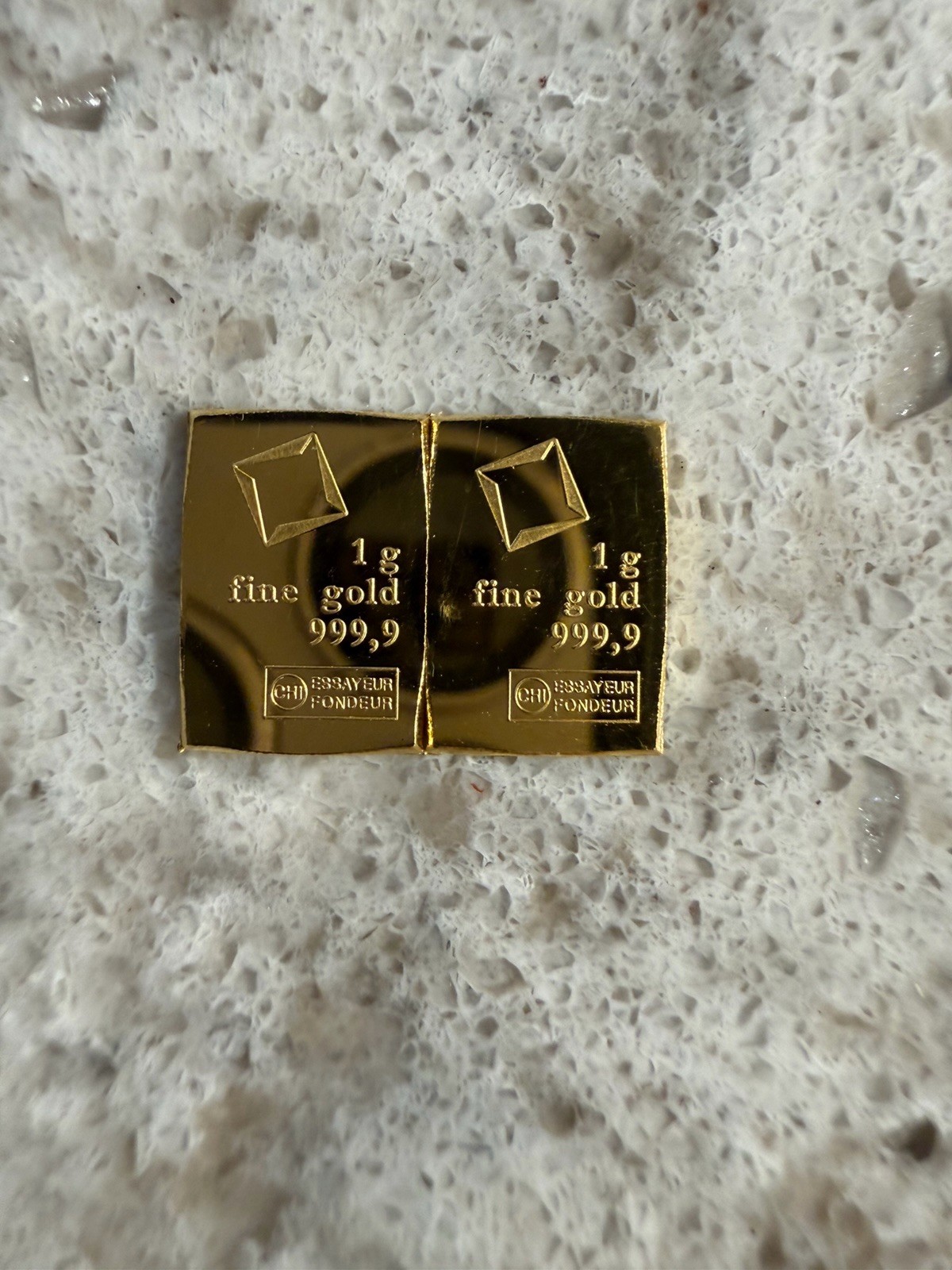 Valcambi- 2 Grams .9999 Fine Gold Combi-Bar Breakable Gold Valcambi Bars
