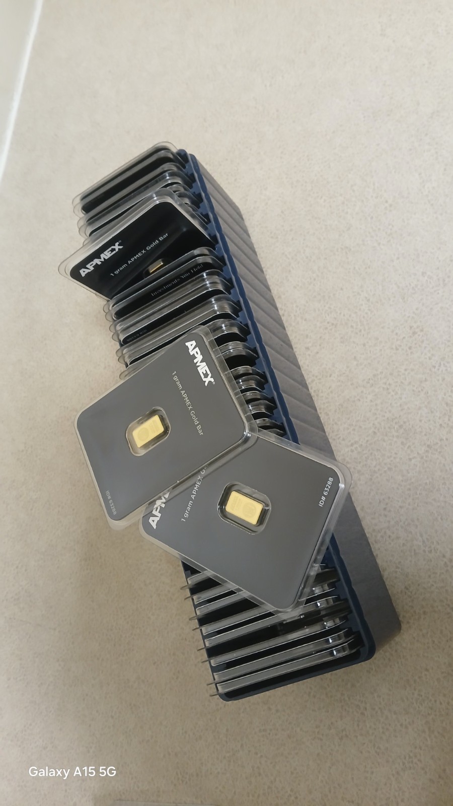 41 Ampex 1 gram Gold Bars