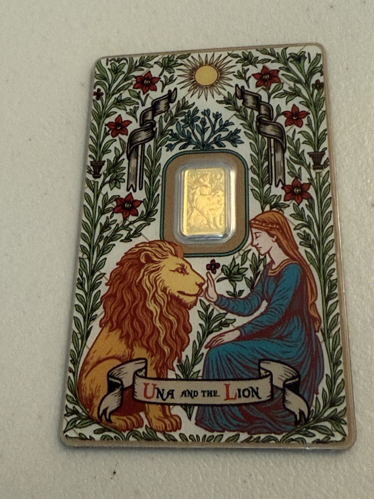 1 gram Gold Bar – PAMP Suisse Una & The Lion (In Assay w/ Sleeve)
