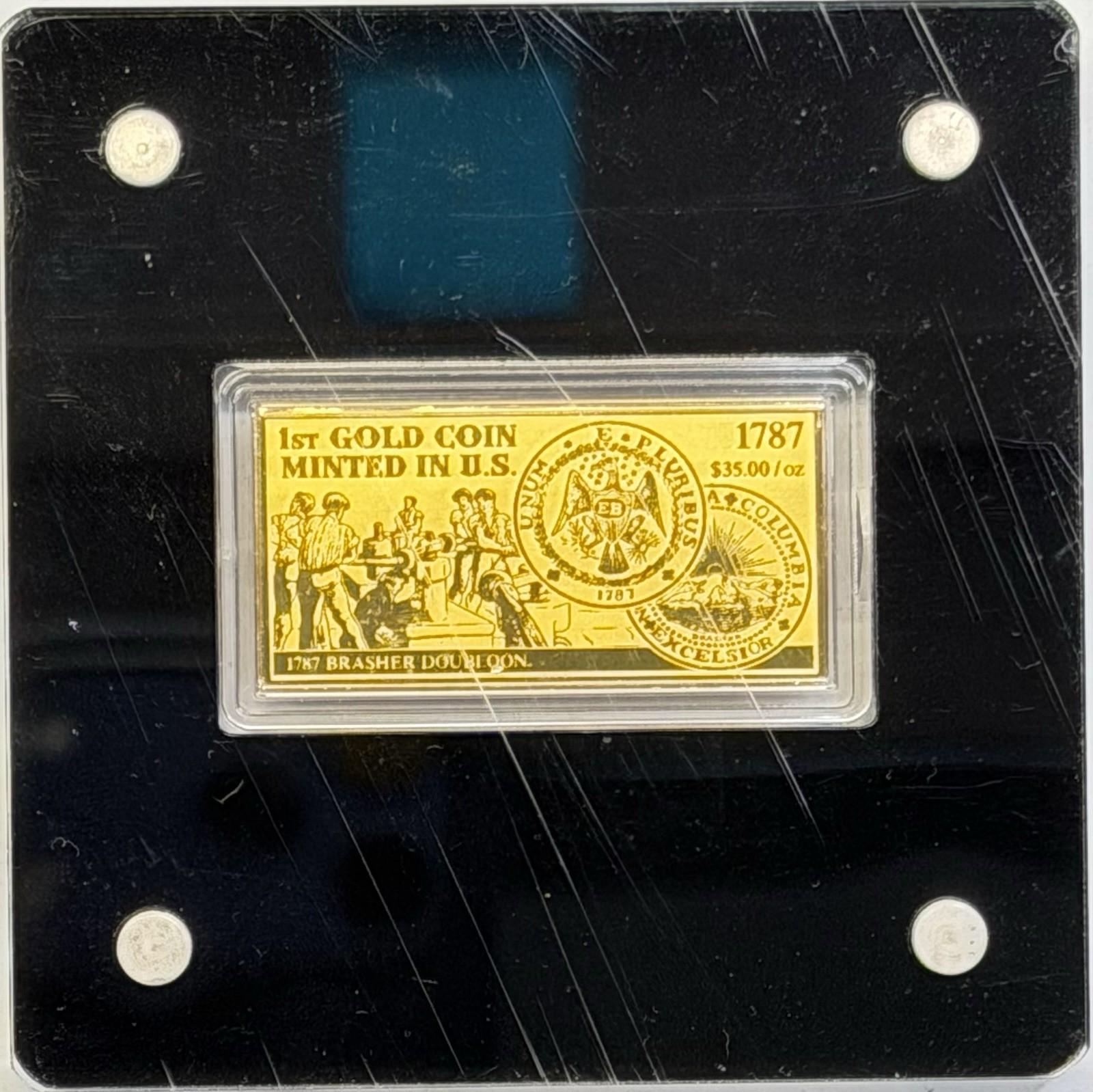 2022 1st Gold Coin Minted In US 1/200 oz Gold Bar