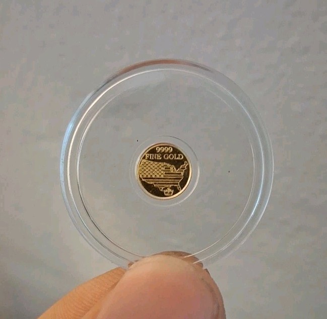 24k Pure Gold American Liberty Eagle Coin .9999 Fine Gold Round