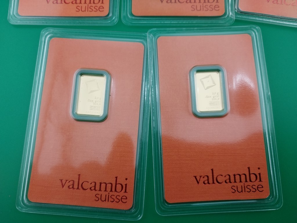 2.5 gram Gold Bar – Valcambi Suisse – 999.9 Fine in Sealed Assay ~ 1 piece