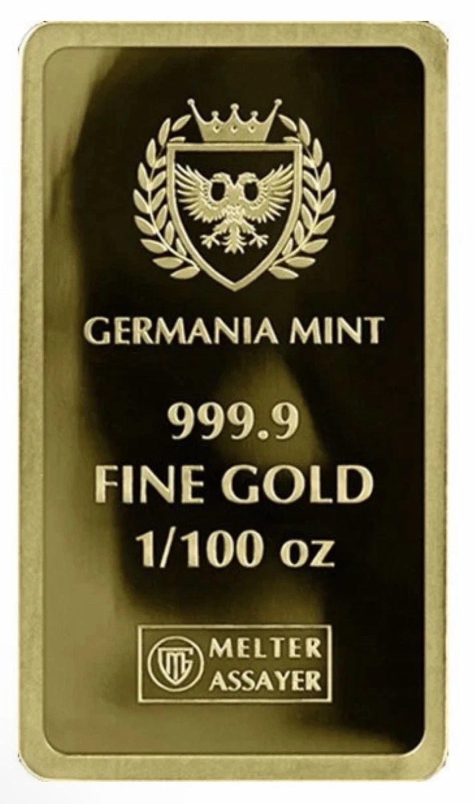 2025 Germania 1/100th Proof Gold Lady Germania in Assay