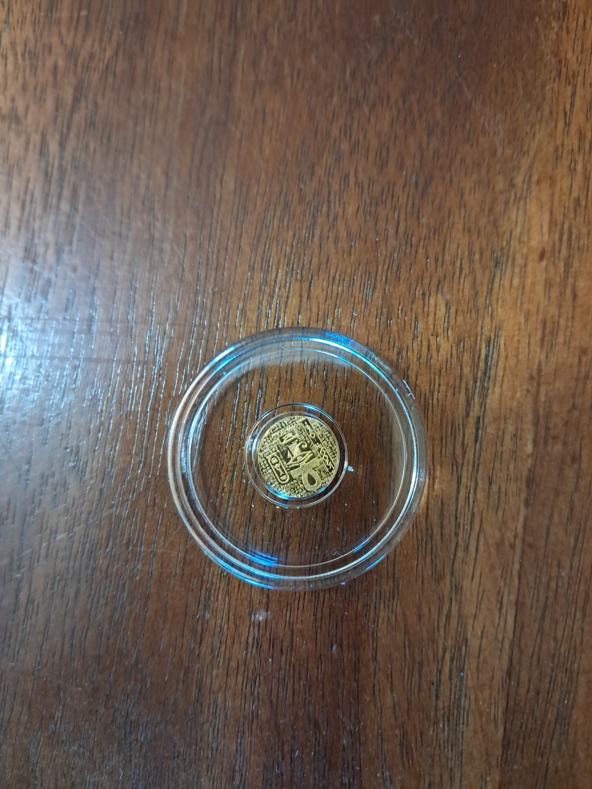 1/4 Gram .9999 Fine Gold Round In Sealed Capsule