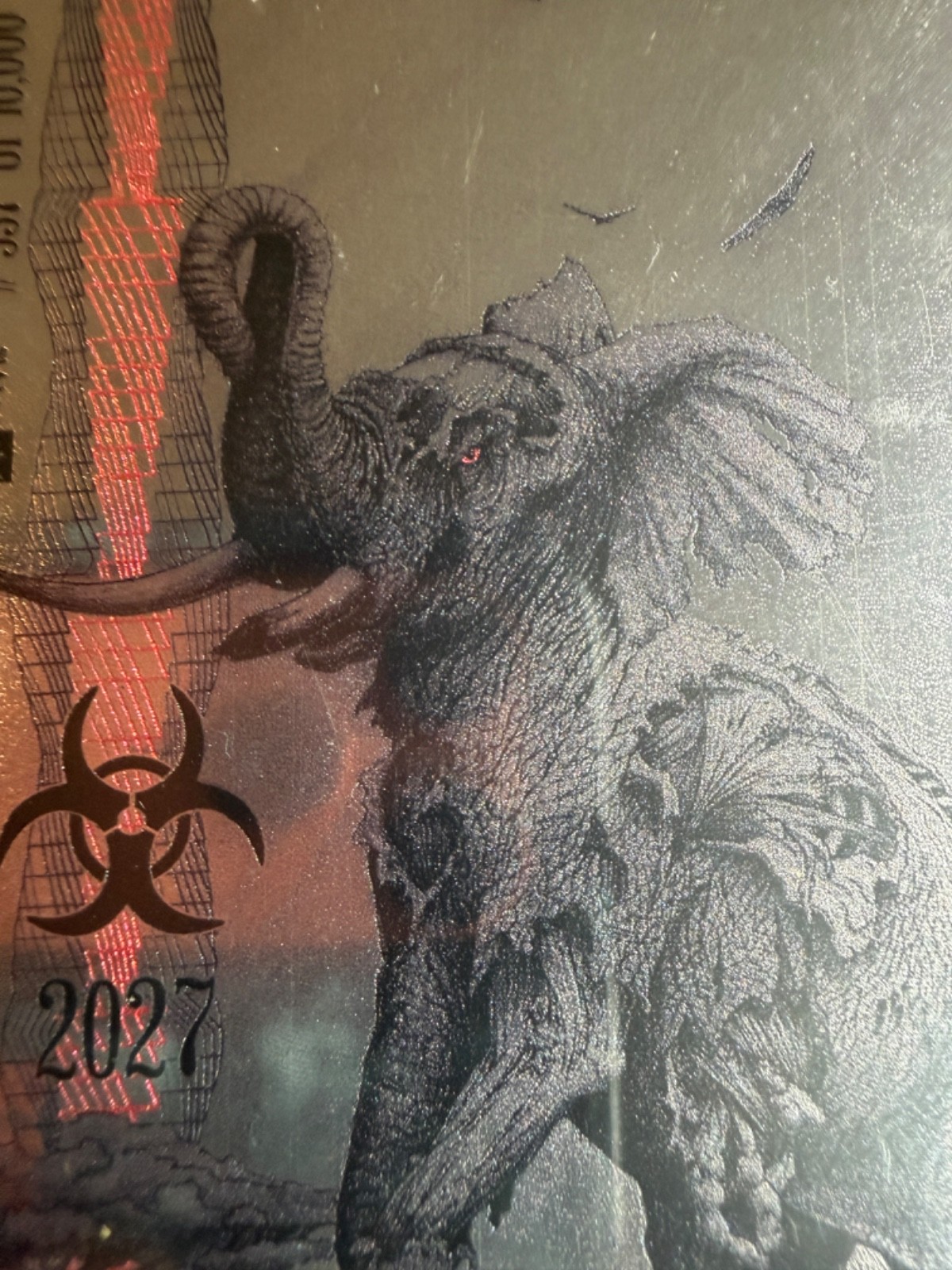 PCGS ZomBucks 70 GEM UNC .999 PURE SilverBack 1/1000 Troy oz. ELEGAUNT 2027