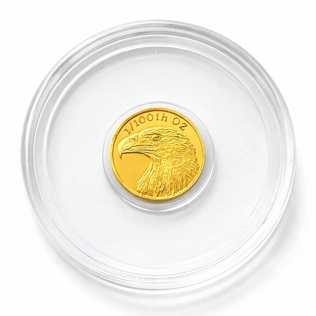 3x 24k Gold American Eagle Flag Coin + 2x FREE 1/4000 oz Idaho Goldback Notes