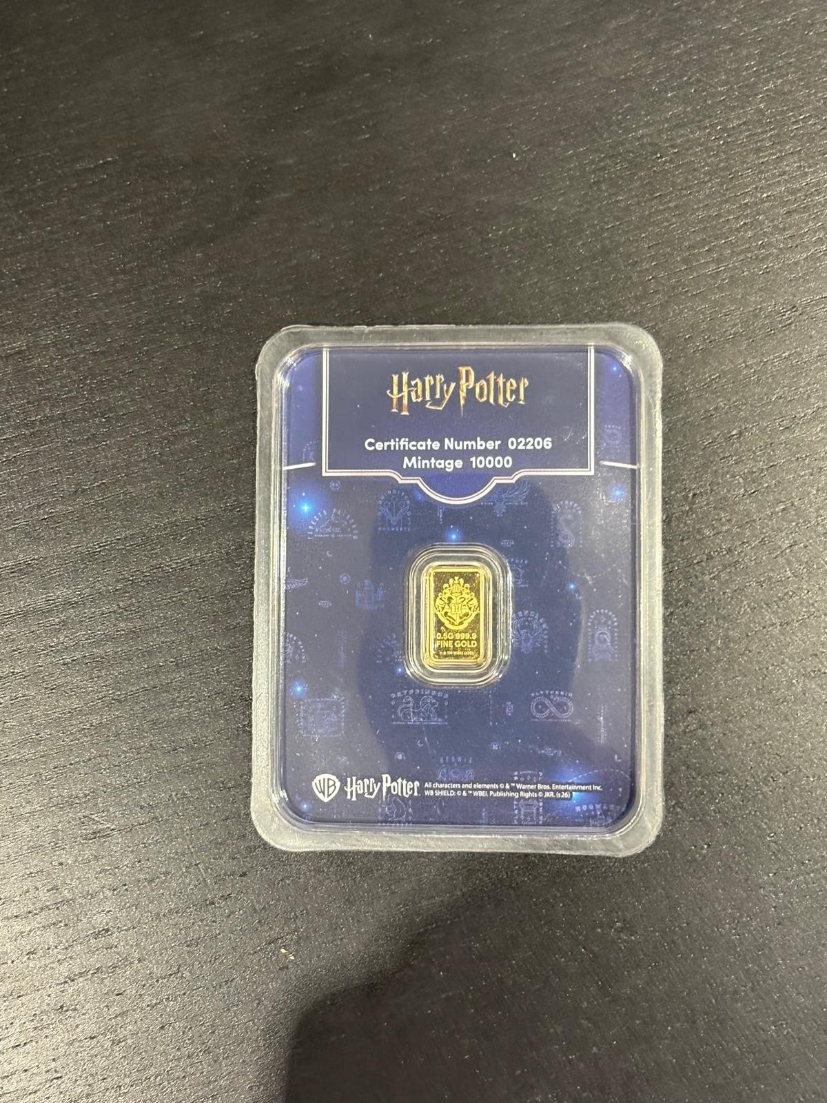Harry Potter 25th Anniversary 0.5g Gold Bar – PAMP LICENSED