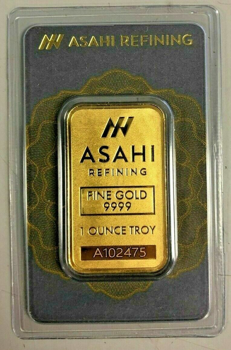 Gold 1 oz Random Brand .9999 fine Gold Bar in Sealed Assay Card