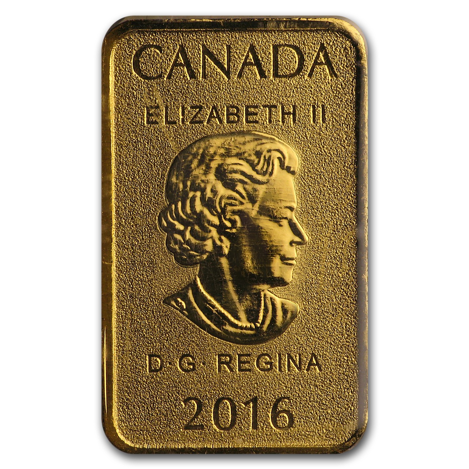 2016 Canada 1/10 oz Gold $25 5-Bar Set (In Assay)
