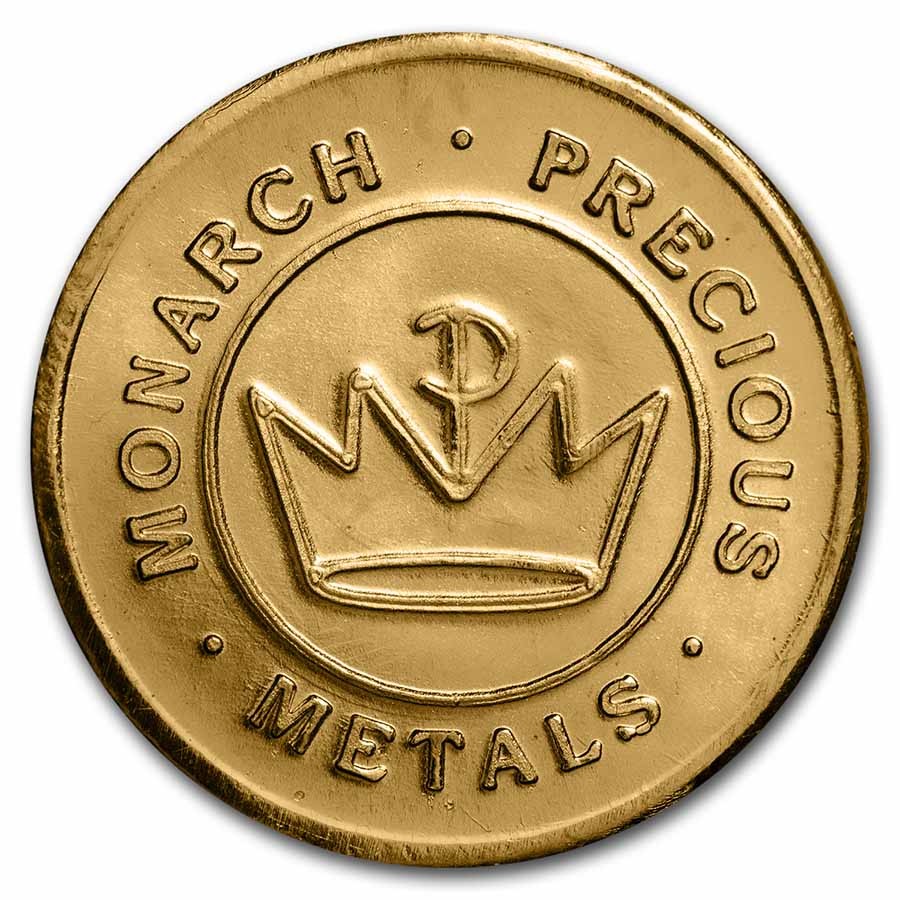 1 gram Gold Round – Ship at Sea