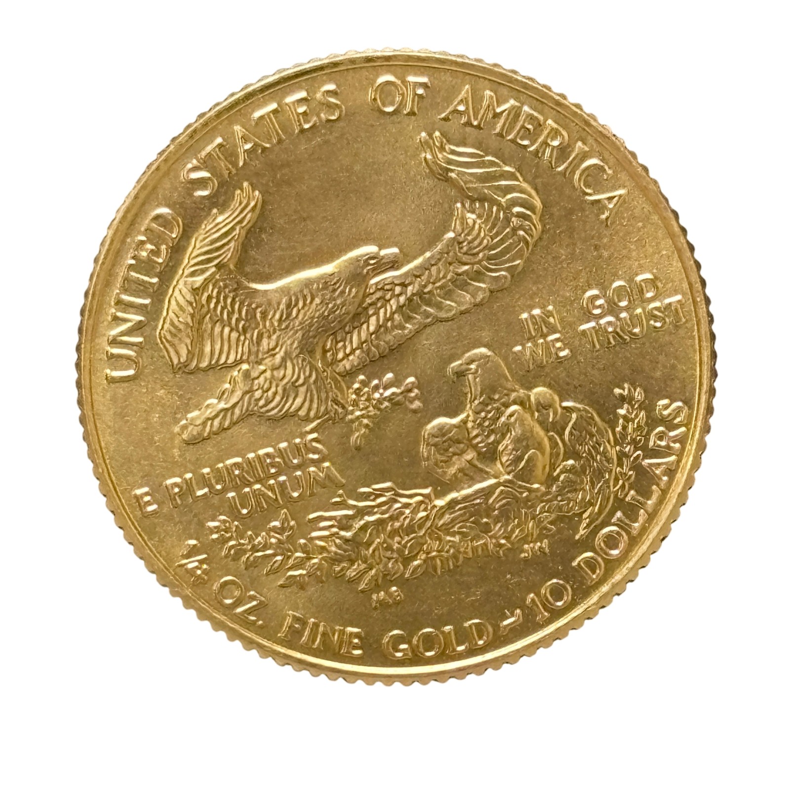 1986 1/4 OZ Fine Gold 22 Karat American Gold Eagle Coin – 10 Dollars – 8023