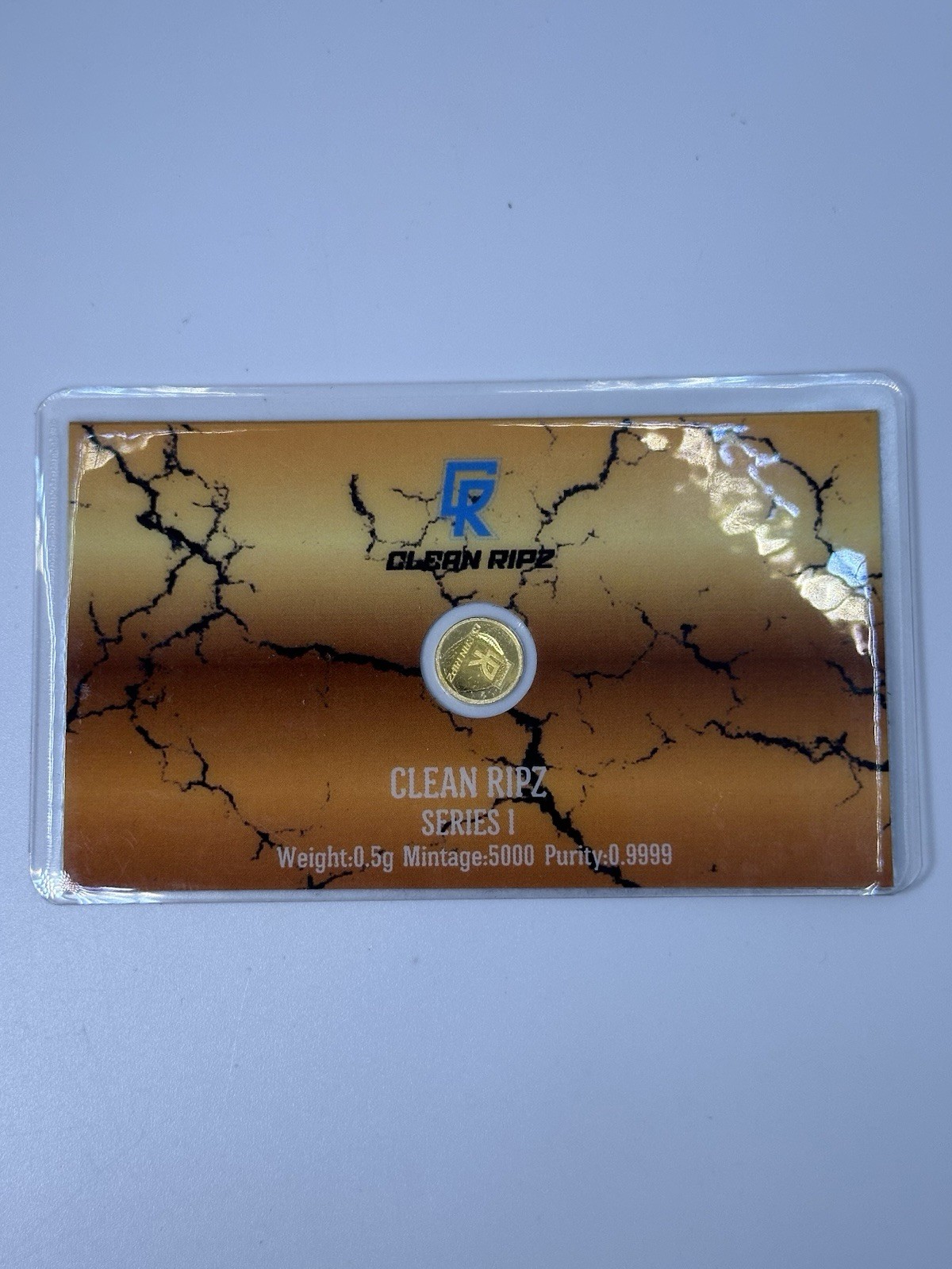 Clean Ripz Series 1 Gold Bullion Coin 0.5 Gram .9999 Fine Gold Limited Mintage